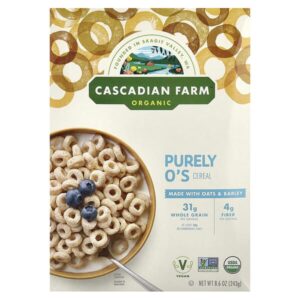 Органические хлопья Purely O's, 243 г (8,6 унции) — Cascadian Farm