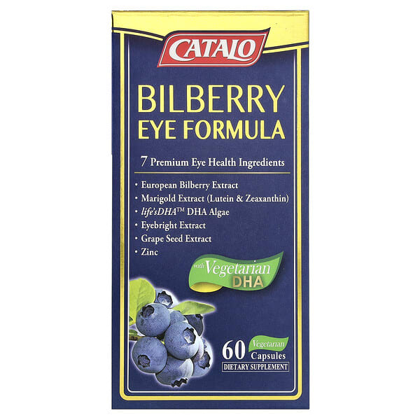 cat02531_v_50.jpg Bilberry Eye Formula, 60 вегетарианских капсул — CATALO