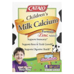 Children's Milk Calcium Formula, цинк, 50 жевательных таблеток — CATALO