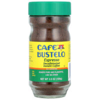 Espresso, растворимый кофе без кофеина, 3,5 унции (100 г) — Café Bustelo