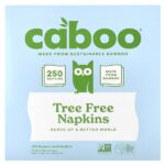 Бамбуковые салфетки, 250 бумажных салфеток — Caboo