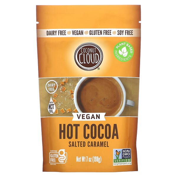 ccd00022_v_2.jpg Vegan Hot Cocoa, соленая карамель, 198 г (7 унций) — Coconut Cloud