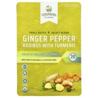 ройбуш с имбирем, перцем и куркумой, без кофеина, 75 г (2,6 унции) — Cederberg Tea Co