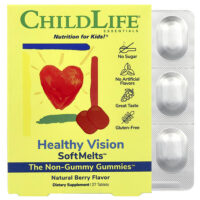 Healthy Vision SoftMelts, натуральный ягодный вкус, 27 таблеток — ChildLife Essentials