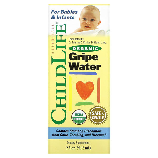 cdl14000_v_31.jpg Органическая Вода против Коликов, 2 жидких унций (59,15 мл) — ChildLife Essentials