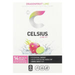 Live Fit, драконий фрукт и лайм, 14 пакетиков по 5,74 г (0,2 унции) — Celsius