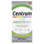 Серебро, для взрослых старше 50 лет, 80 таблеток — Centrum