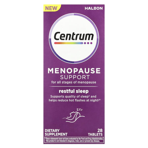 cem55644_v_20.jpg Menopause Support, спокойный сон, 28 таблеток — Centrum
