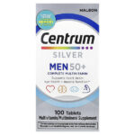 Silver Men 50+, комплекс мультивитаминов для мужчин старше 50 лет, 100 таблеток — Centrum