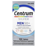 Silver Men 50+, комплекс мультивитаминов для мужчин старше 50 лет, 100 таблеток — Centrum