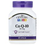 21st Century, Co Q-10, 30 мг, 45 капсул