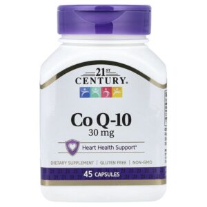 21st Century, Co Q-10, 30 мг, 45 капсул