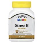 21st Century, Stress B, с цинком, 66 таблеток