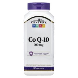 21st Century, коэнзим Q10, 100 мг, 150 капсул