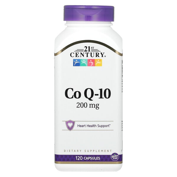 cen27435_v_36.jpg 21st Century, Коэнзим Q10, 200 мг, 120 капсул
