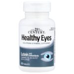 21st Century, Healthy Eyes, комплекс для здоровья глаз с лютеином и антиоксидантами, 60 таблеток