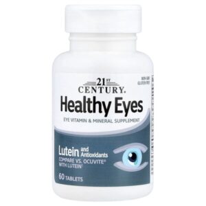 21st Century, Healthy Eyes, комплекс для здоровья глаз с лютеином и антиоксидантами, 60 таблеток