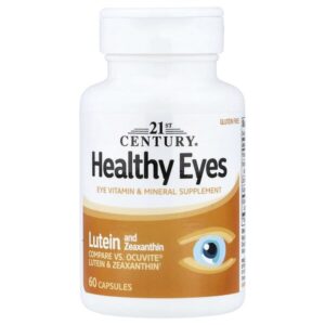 21st Century, Healthy Eyes, лютеин и зеаксантин, 60 капсул