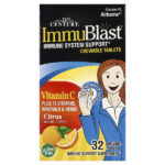 21st Century, ImmuBlast®, витамин C, цитрус, 32 жевательные таблетки