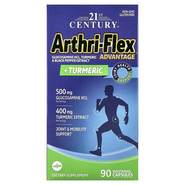 cen27924_v_55.jpg 21st Century, Arthri-Flex Advantage + куркума, 90 вегетарианских капсул