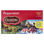Herbal Tea, перечная мята, без кофеина, 20 чайных пакетиков, 32 г (1,1 унции) — Celestial Seasonings