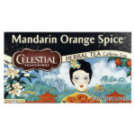 Herbal Tea, Mandarin Orange Spice®, без кофеина, 20 чайных пакетиков, 55 г (1,9 унции) — Celestial Seasonings