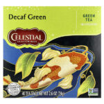 Зеленый чай, без кофеина, 40 чайных пакетиков, 74 г (2,6 унции) — Celestial Seasonings