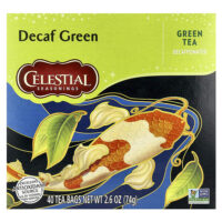 Зеленый чай, без кофеина, 40 чайных пакетиков, 74 г (2,6 унции) — Celestial Seasonings