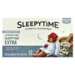 Wellness Tea, Sleepytime Extra®, без кофеина, 20 чайных пакетиков, 35 г (1,2 унции) — Celestial Seasonings