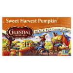 черный чай, сладкая тыква, 18 чайных пакетиков, 57 г (2 унции) — Celestial Seasonings