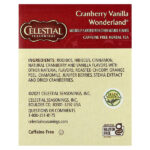 Holiday Herbal Tea, Cranberry Vanilla Wonderland®, без кофеина, 18 чайных пакетиков, 38 г (1,3 унции) — Celestial Seasonings — изображение 2