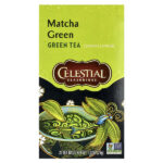 Зеленый чай, матча, 20 чайных пакетиков, 29 г (1 унция) — Celestial Seasonings