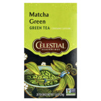Зеленый чай, матча, 20 чайных пакетиков, 29 г (1 унция) — Celestial Seasonings