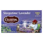 Herbal Tea, Sleepytime® и лаванда, без кофеина, 20 чайных пакетиков, 30 г (1,1 унции) — Celestial Seasonings