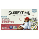 Wellness Tea, пробиотики Sleepytime®, без кофеина, 18 чайных пакетиков по 25 г (0,89 унции) — Celestial Seasonings