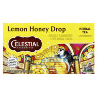 Herbal Tea, лимонно-медовые капли, без кофеина, 16 чайных пакетиков, 22 г (0,8 унции) — Celestial Seasonings