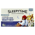 Wellness Tea, Sleepytime®, биотин Beauty Rest™, без кофеина, 18 чайных пакетиков, 21 г (0,75 унции) — Celestial Seasonings