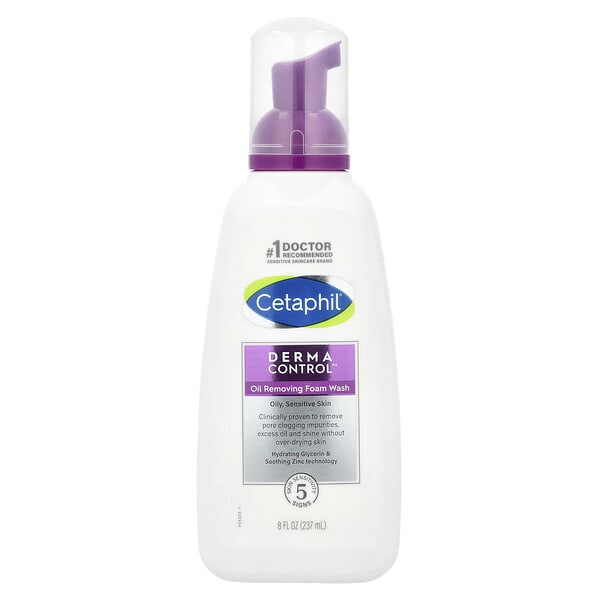cet93118_v_14.jpg Derma Control™, пенка для умывания для удаления жира, 237 мл (8 жидк. Унций) — Cetaphil