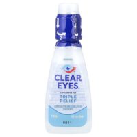 Clear Eyes, Triple Action, увлажняющие / снимающие покраснение капли для глаз, 15 мл (0,5 жидк. унц.)