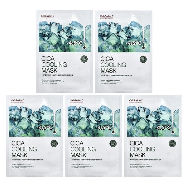 cfc62255_v_17.jpg Cica Cooling Beauty Mask, 5 шт., 27 г (0,95 унции) — Cell Fusion C