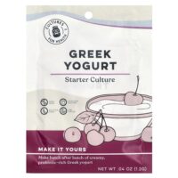 Греческий йогурт, 2 пакетика, 1,2 г (0,04 унции) — Cultures for Health