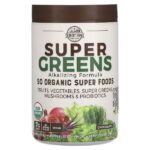 Super Greens, подщелачивающая формула, шоколад, 300 г (10,6 унции) — Country Farms
