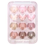 палитра теней для век, оттенок 02 розовый + лиловый = Love, 9,9 г (0,34 унции) — Colorgram