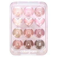 палитра теней для век, оттенок 02 розовый + лиловый = Love, 9,9 г (0,34 унции) — Colorgram