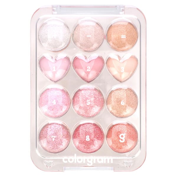 cgm84228_v_14.jpg палитра теней для век, 04 яркий + холодный, 9,1 г (0,32 унции) — Colorgram