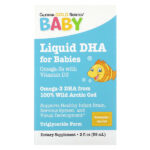 Baby, ДГК для детей, омега-3 кислоты с витамином D3 и ЭПК, 59 мл — California Gold Nutrition
