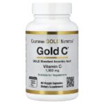 Gold C®, витамин C класса USP, 1000 мг, 60 растительных капсул — California Gold Nutrition