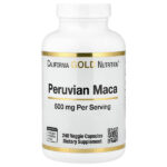 перуанская мака, 500 мг, 240 растительных капсул — California Gold Nutrition