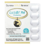 LactoBif®, пробиотики для домашних животных, 5 млрд КОЕ, 60 растительных капсул — California Gold Nutrition