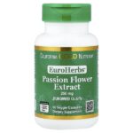 EuroHerbs®, экстракт пассифлоры, качество Euromed, 250 мг, 60 растительных капсул — California Gold Nutrition